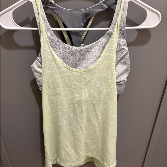 lululemon athletica Tops - Lululemon Twist & Toil Tank with built in Bra